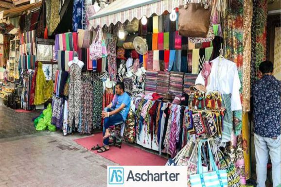 بازارچه پارچه دبی