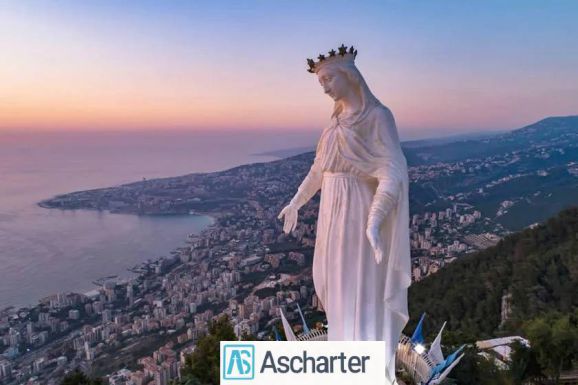 کلیسای بانوی مقدس ما، حریصا بیروت لبنان
