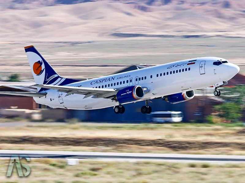 مسیرهای پروازی ایرلاین کاسپین