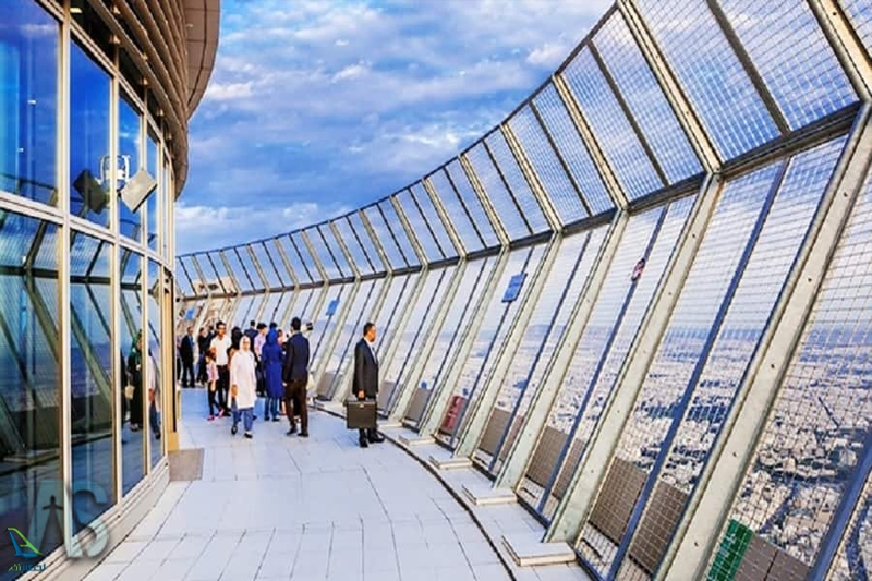 سکوی دید باز و سکوی دید بسته برج میلاد