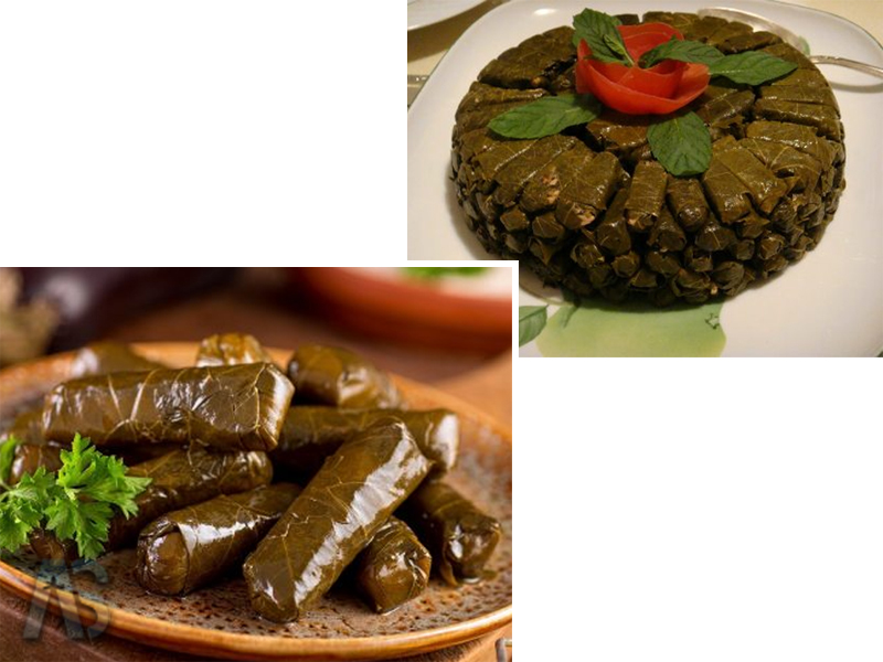 دلمه برگ مو ارومیه
