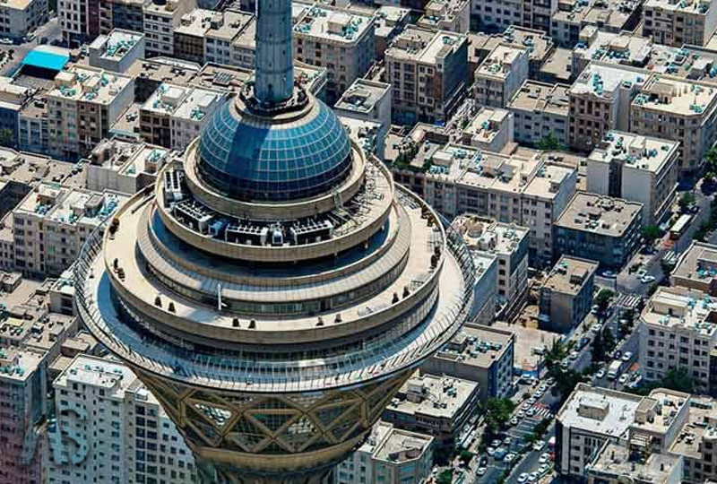 ساختمان بالای برج راس برج میلاد